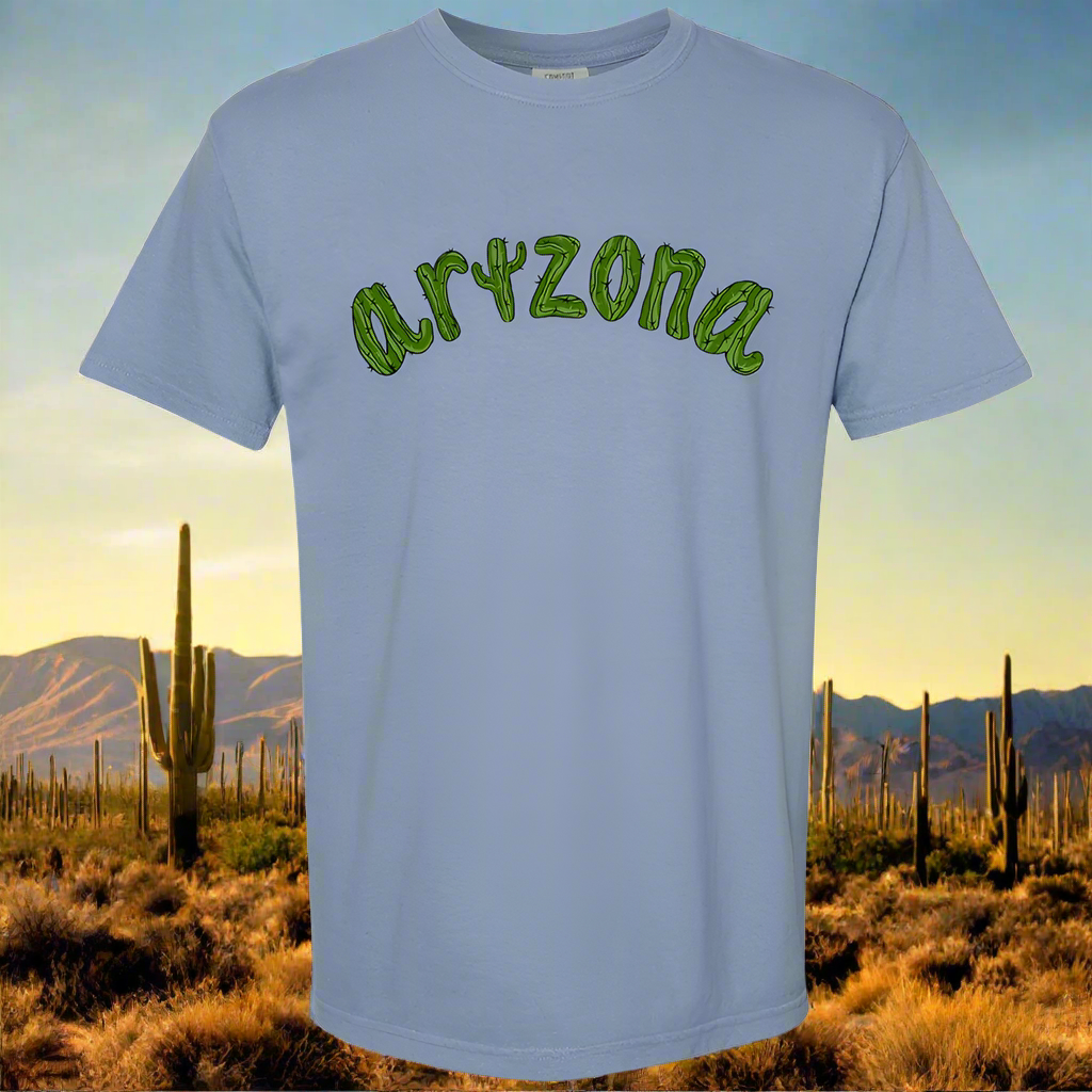 Arizona Cactus Letter Tee